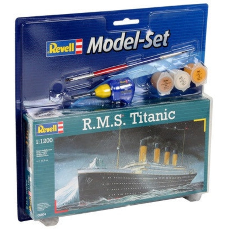 Revell - 1/1200 R.M.S Titanic (Model set Incl.Paint)