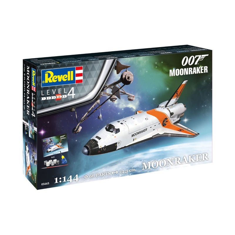 Revell - 1/144 James Bond "Moonraker" (Model set Incl. Paint)