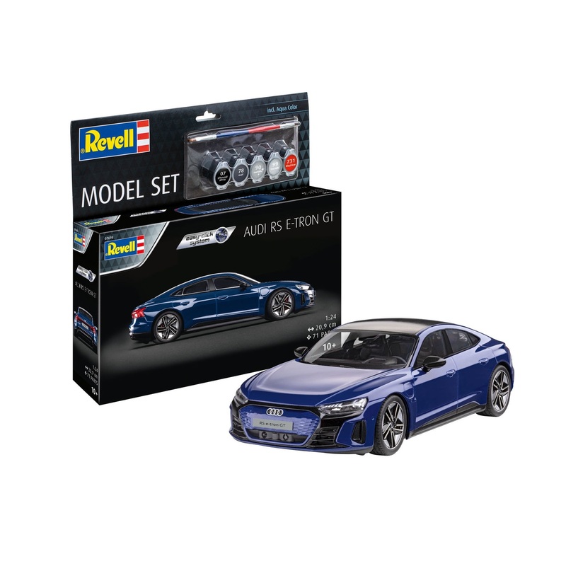 Revell - 1/24 Audi E-Tron GT (Easy Kit) (Model Set Incl. Paint)