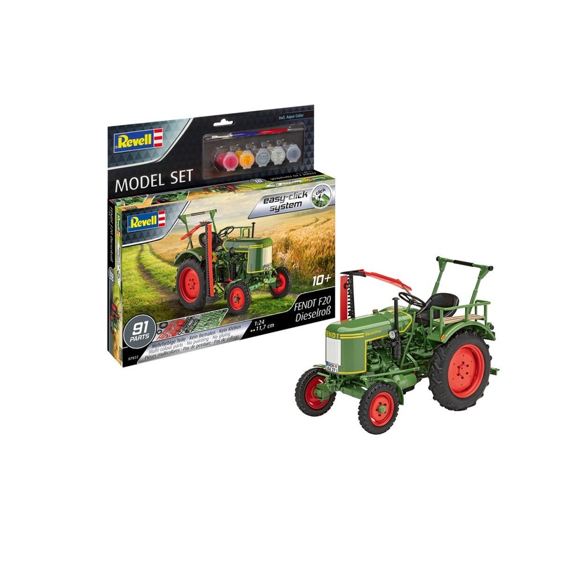 Revell - 1/24 Fendt F20 Tractor (Easy-Kit) (Model set Incl. Paint)
