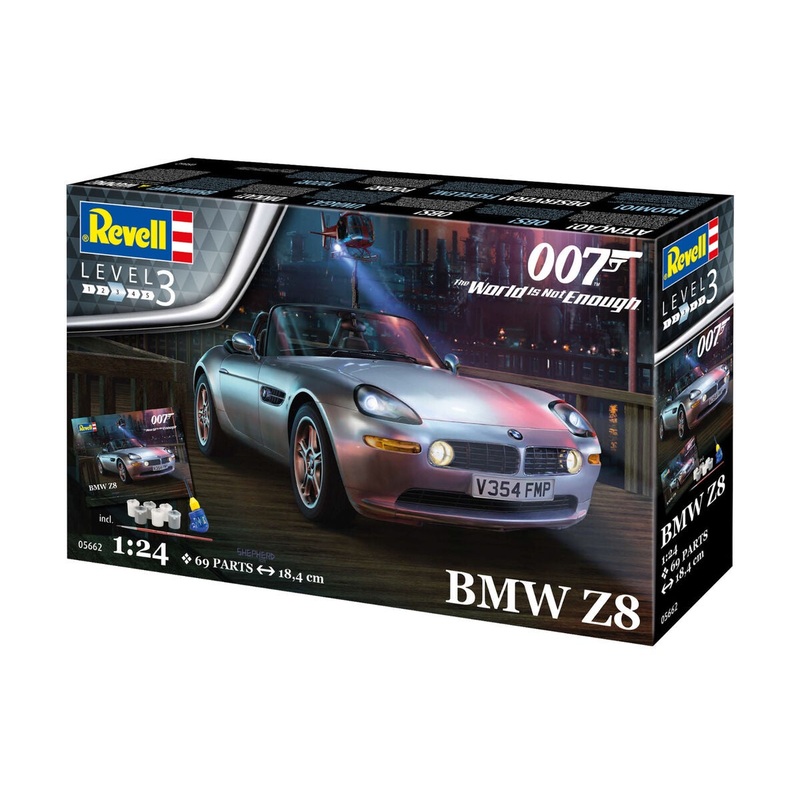 Revell - 1/24 James Bond "BMW Z8" (Model set Incl. Paint)