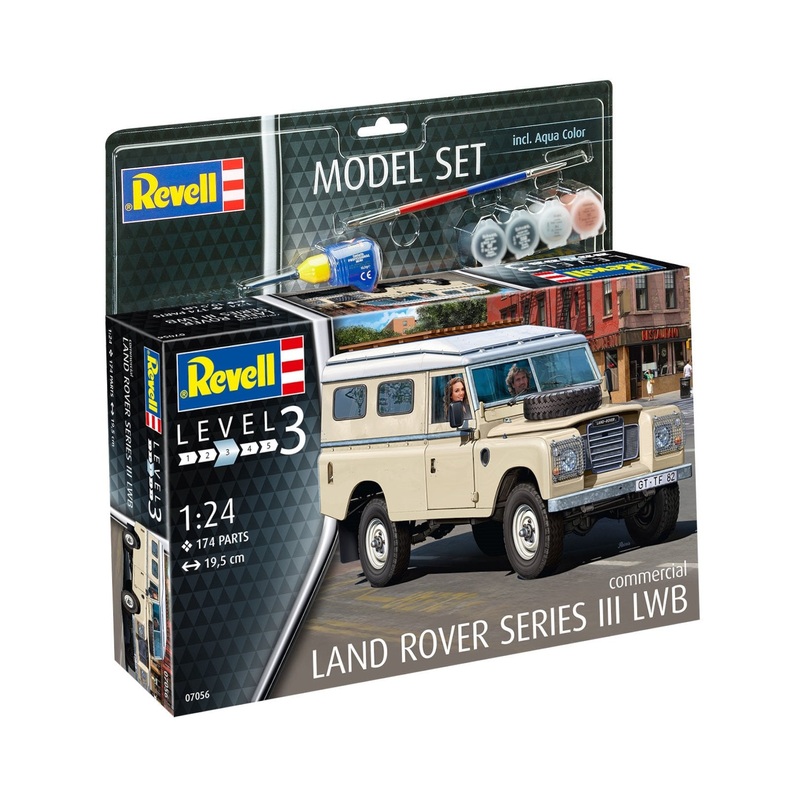 Revell - 1/24 Land Rover Series III LWB (Model set Incl. Paint)