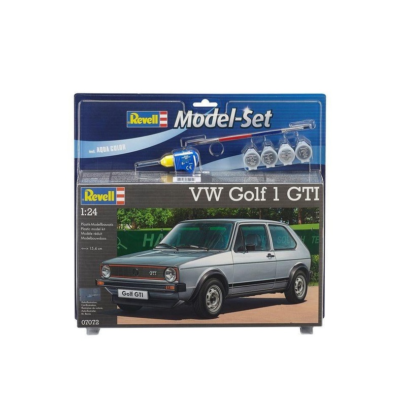 Revell - 1/24 Volkswagen Golf 1 GTI (Model Set Incl. Paint)