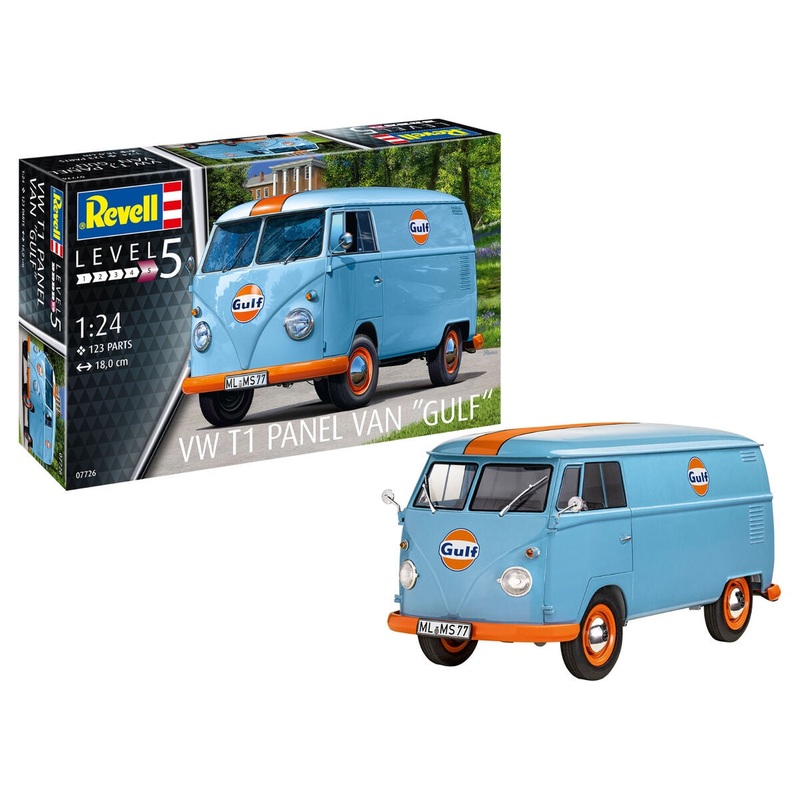 Revell - 1/24 VW T1 Panel Van (Gulf Decoration)