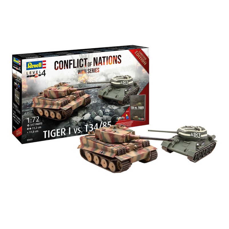 Revell - 1/72 "Conflict of Nations Series" (Model set Incl. Paint)