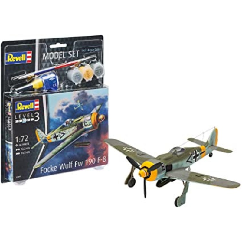 Revell - 1/72 Focke Wulf Fw 190 F-8 (Model Set Incl. Paint)