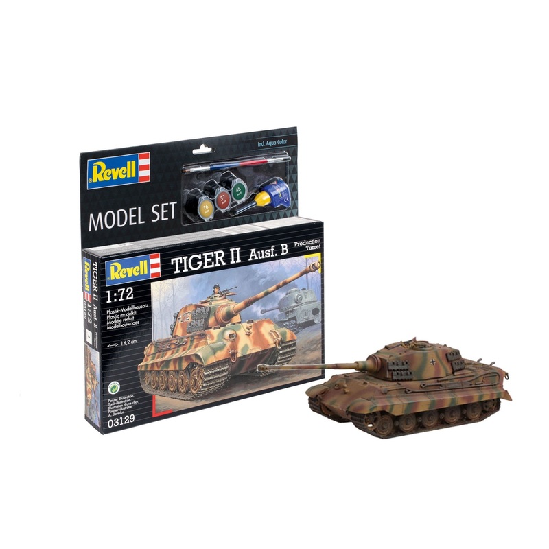 Revell - 1/72 Tiger II Ausf. B (Model Set Incl. Paint)