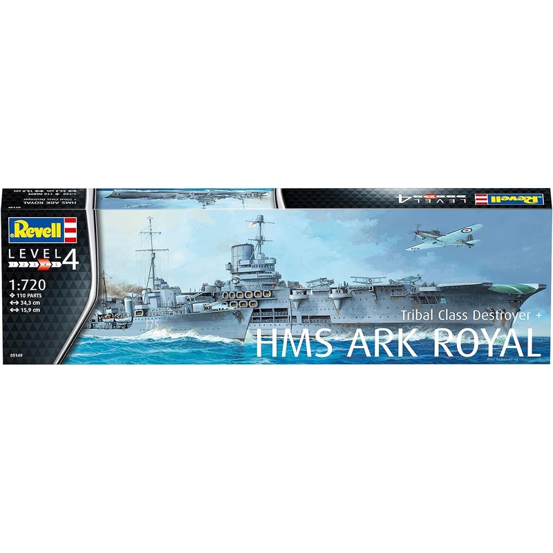Revell - 1/720 HMS Ark Royal & Tribal Class Destroyer