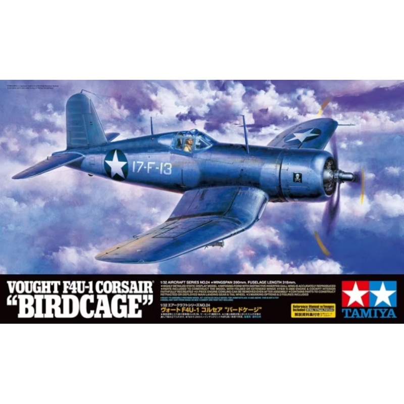 Tamiya - 1/32 F4U-1 Corsair "Birdcage" (incl. Photo-etch)