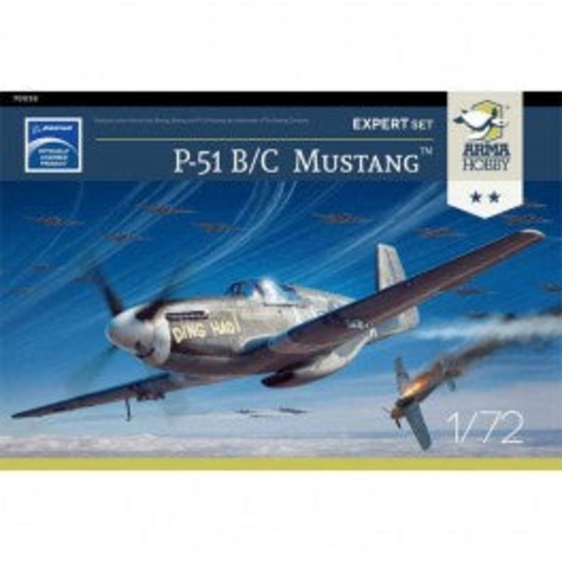 ARMA Hobby - 1/72 P-51 B/C Mustang Expert Set
