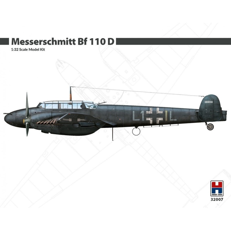 Hobby 2000 - 1/32 Messerschmitt Bf 110 D