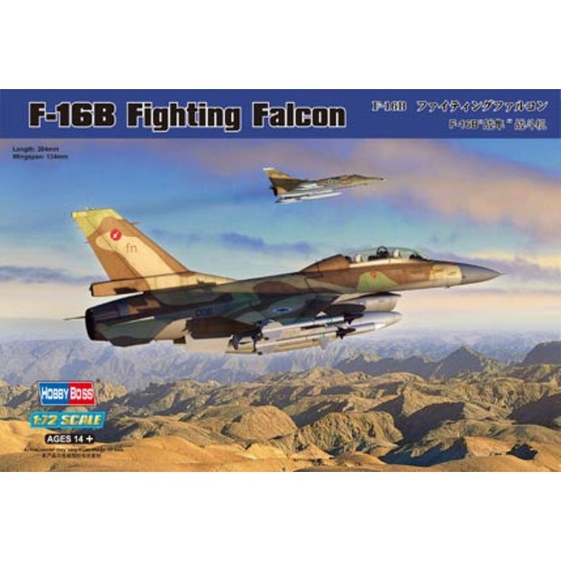 Hobby Boss - 1/72 F-16B Fighting Falcon (80273)