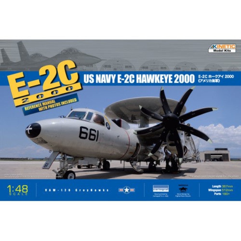 Kinetic - 1/48 US Navy E-2C Hawkeye 2000 Early Warning