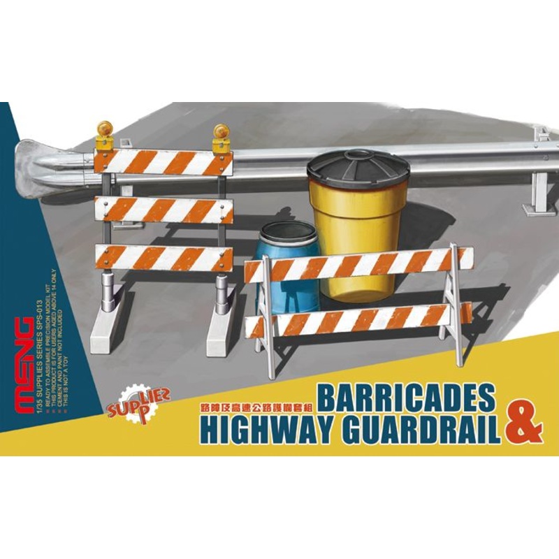 MENG - 1/35 Barricades & Highway Guardrail