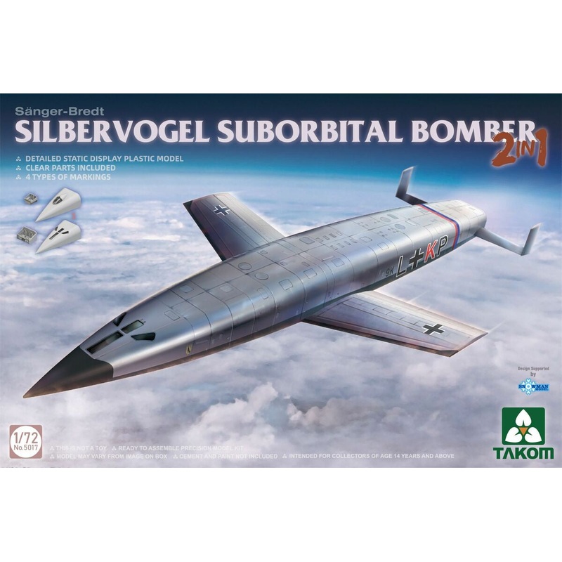 Takom - 1/72 Sanger-Bredt Silbervogel Suborbital Bomber