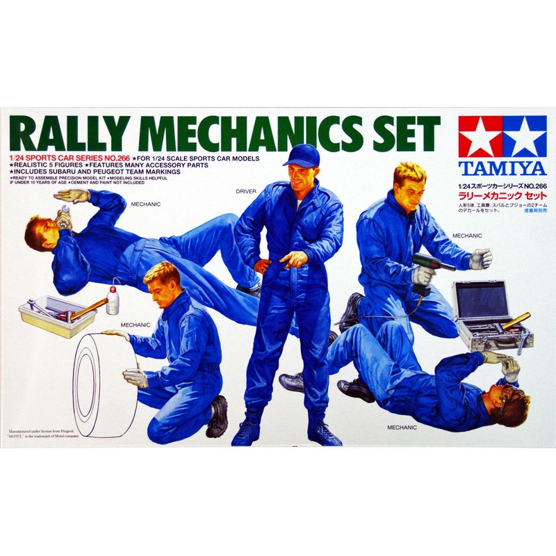 Tamiya - 1/24 Rally Mechanics Set