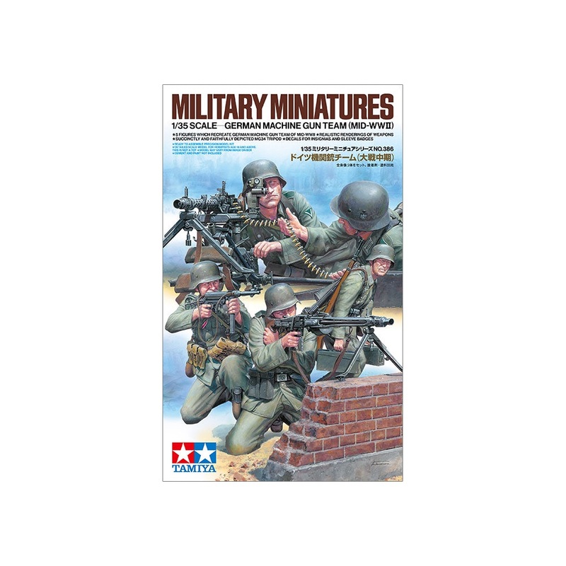 Tamiya - 1/35 German Machine Gun Team Mid-WWII