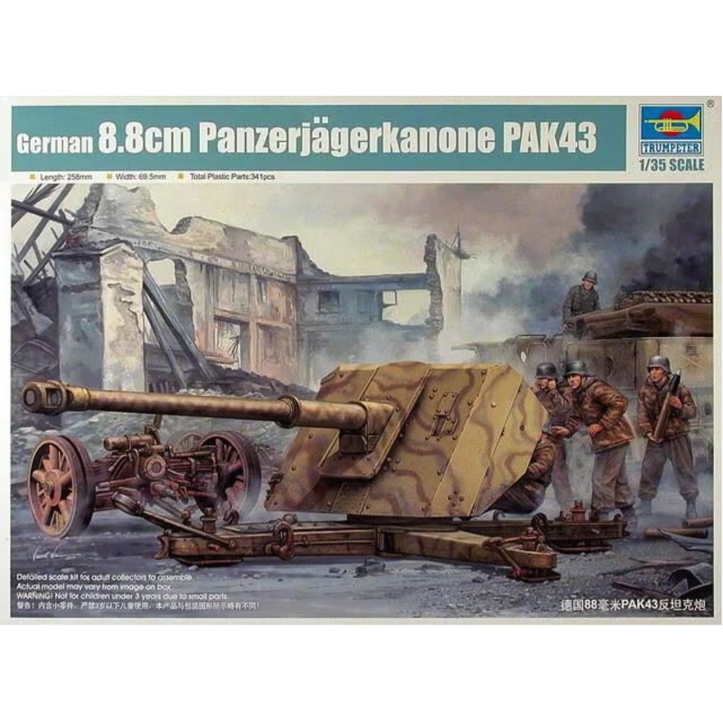 Trumpeter - 1/35 German 88mm Pak43/41