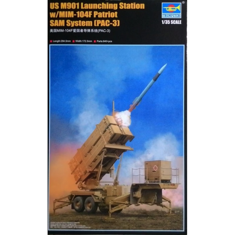 Trumpeter - 1/35 US M901 Launching Station w/MIM-104F Patriot SAM System (PAC-3)