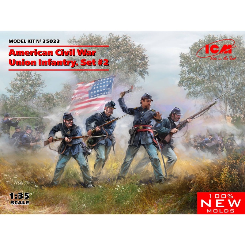 ICM - 1/35 American Civil War Union Infantry Set.2