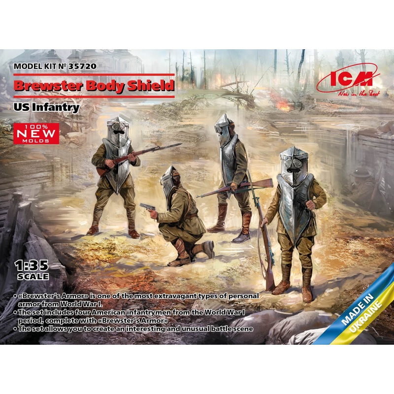 ICM - 1/35 Brewster Body Shield WWI US Infantry