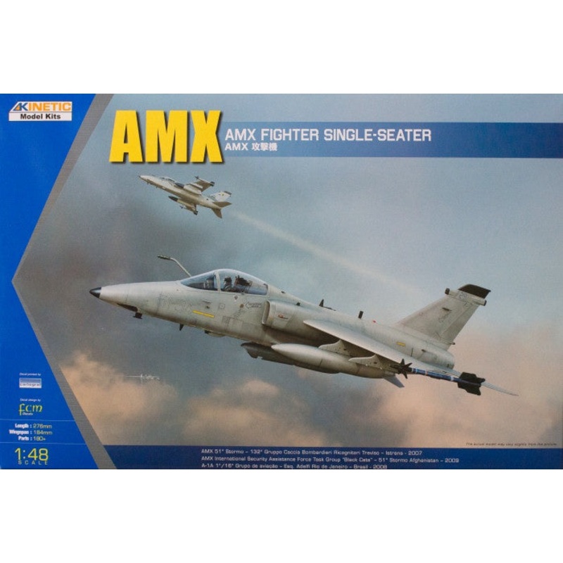 Kinetic - 1/48 AMX Ground Attack Aircraft - Brazil & Italy