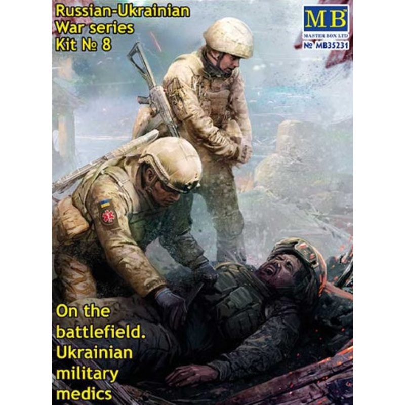 Master Box - 1/35 Russian-Ukrainian War series kit No.8 On the battlefield. Ukrainian Military Medics