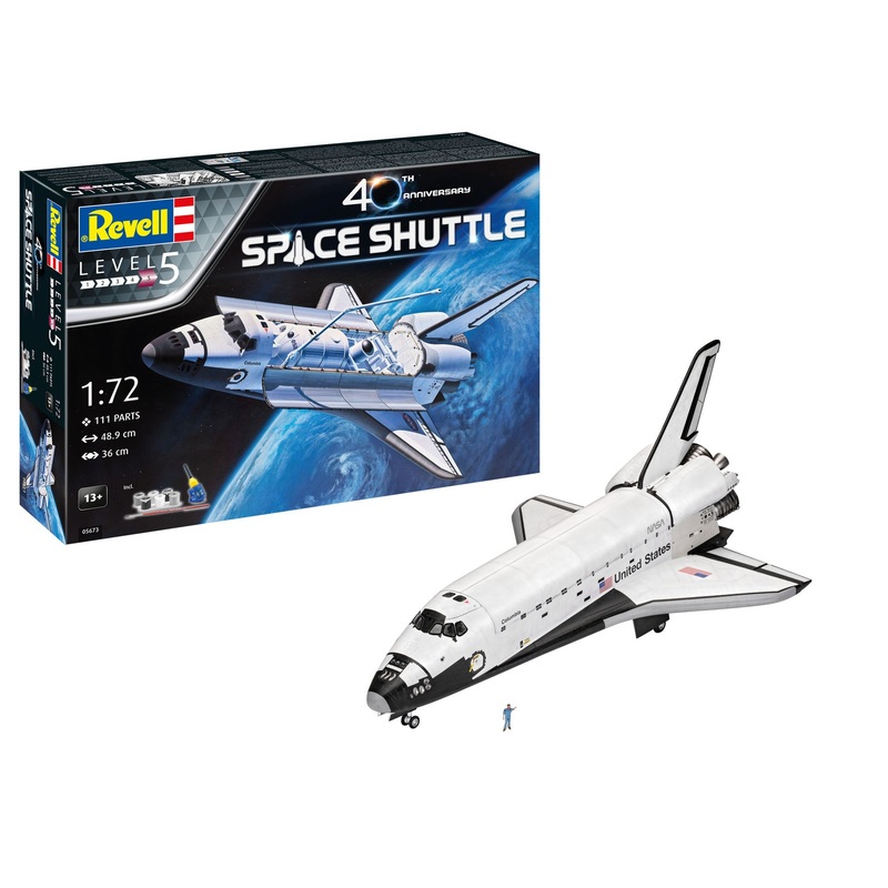 Revell - 1/72 Space Shuttle "40th Anniversary" (Model Set Incl. Paint)