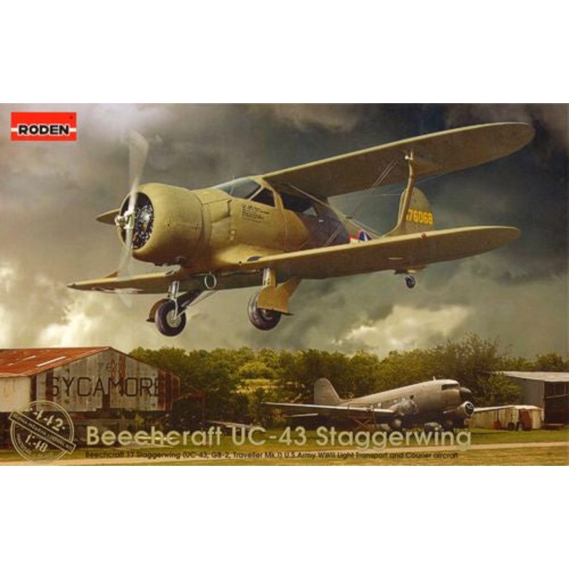 Roden - 1/48 Beechcraft UC-43 Staggerwing
