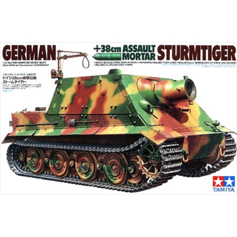 Tamiya - 1/35 German 38cm Sturmtiger Assault Mortar