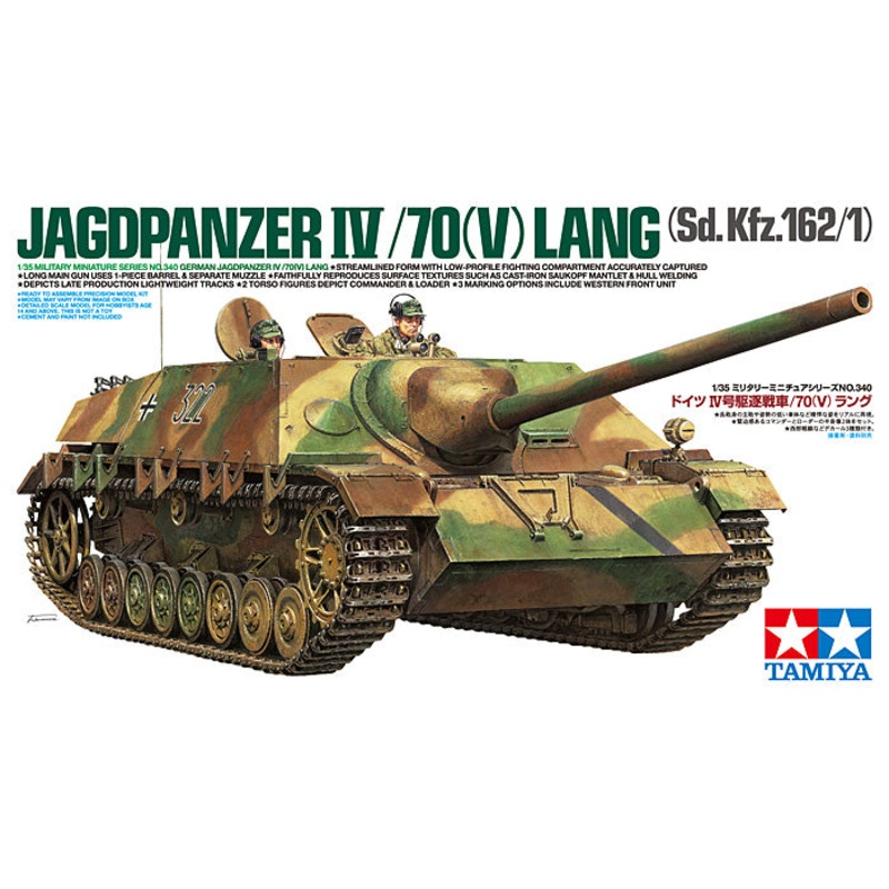 Tamiya - 1/35 German Jagdpanzer IV /70(V) Lang (Sd.Kfz.162/1)