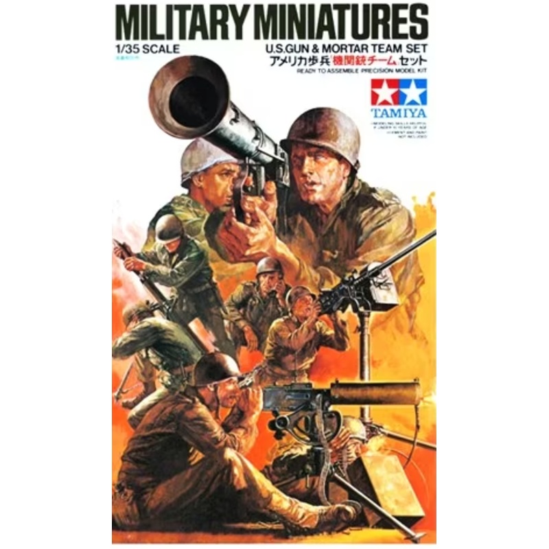 Tamiya - 1/35 U.S. Gun & Mortar Team