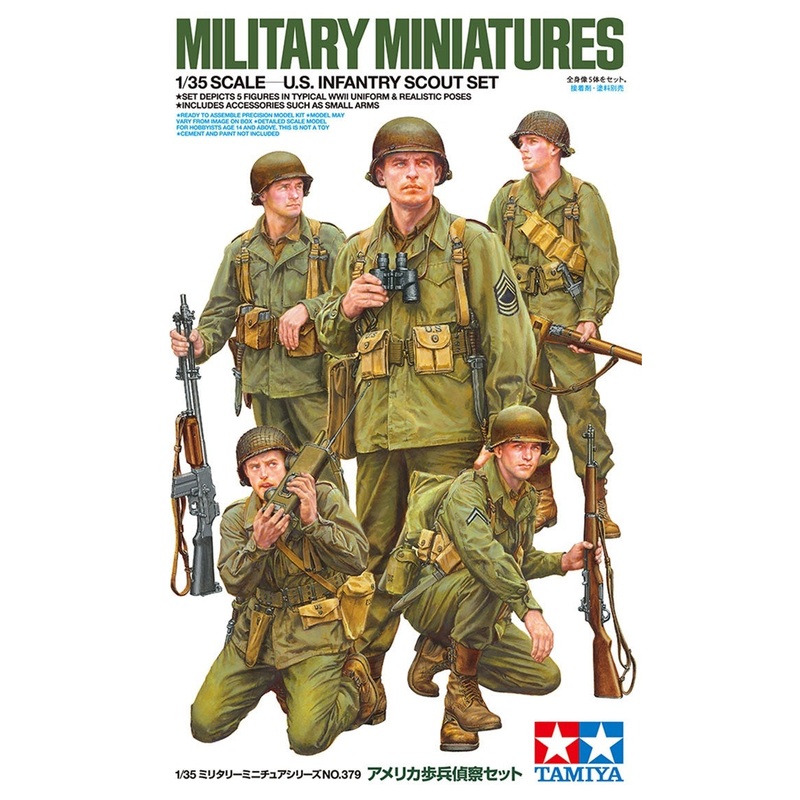 Tamiya - 1/35 US Infantry Scout Set