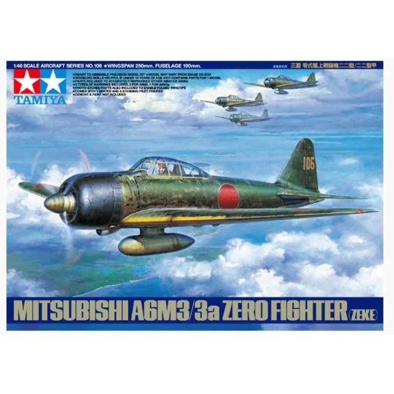Tamiya - 1/48 A6M3/3a Zero (Zeke)