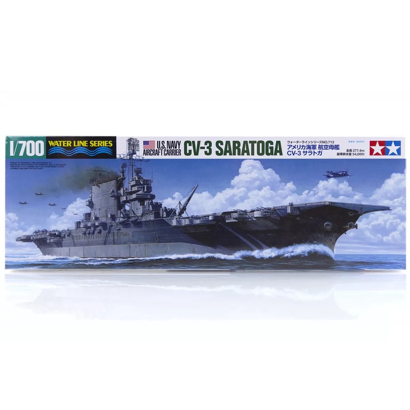 Tamiya - 1/700 CV-3 Saratoga U.S Navy Aircraft Carrier