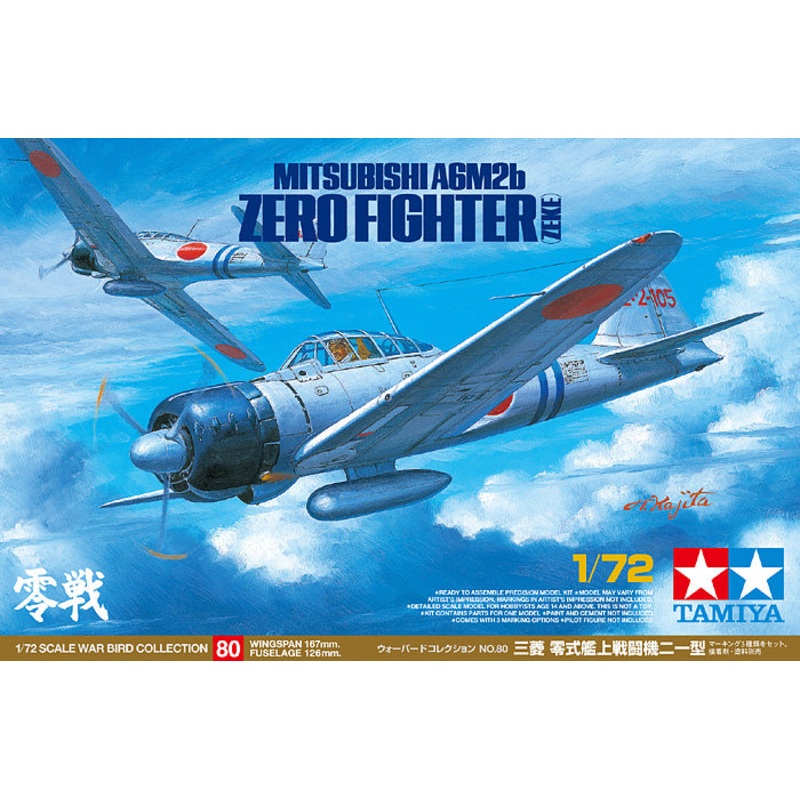 Tamiya - 1/72 A6M2b Zero (Zeke)