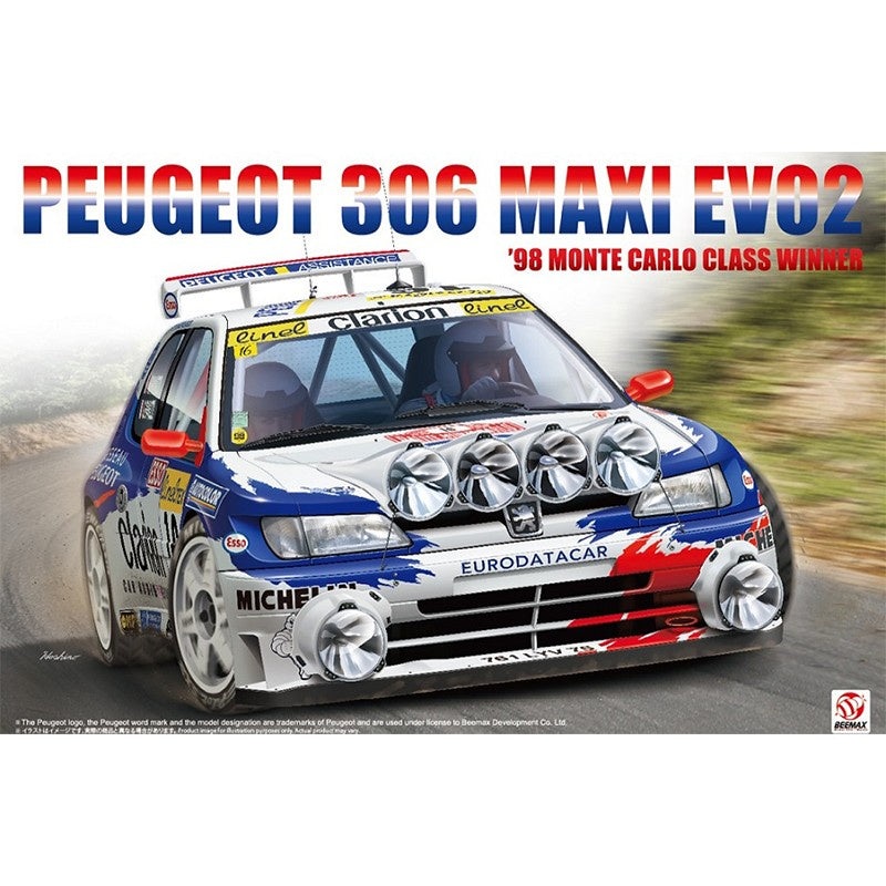 Beemax - 1/24 Peugeot 306 MAXI EVO 2 1998 Monte Carlo