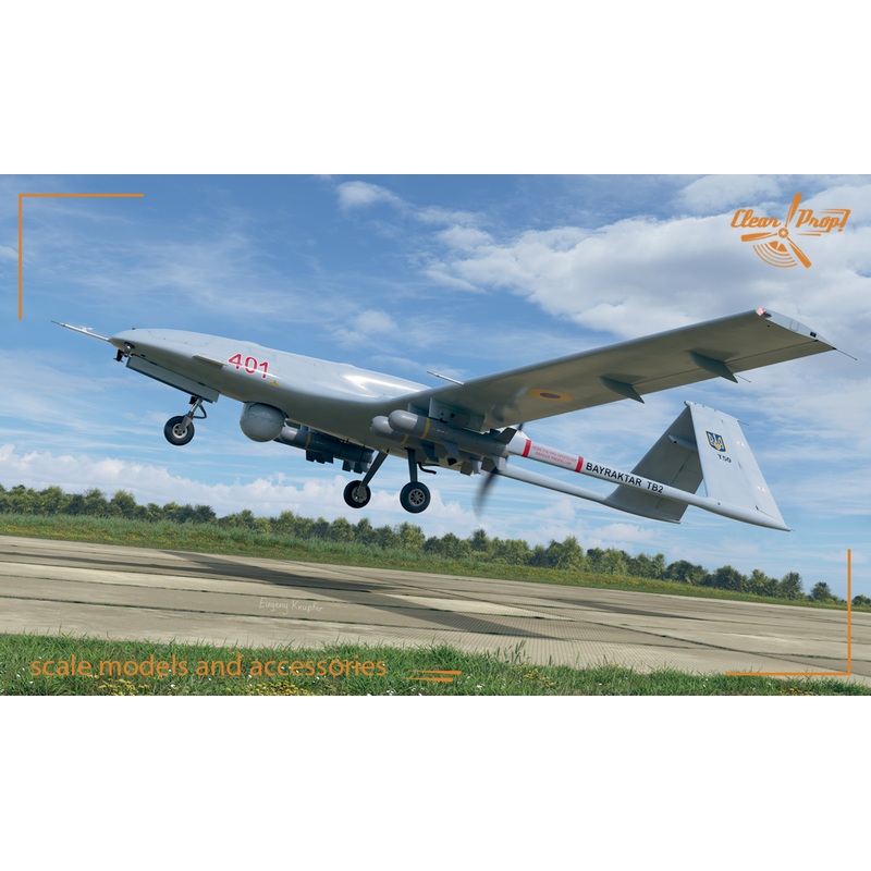 Clear Prop - 1/48 TB.2 Unmanned Aerial Vehicle