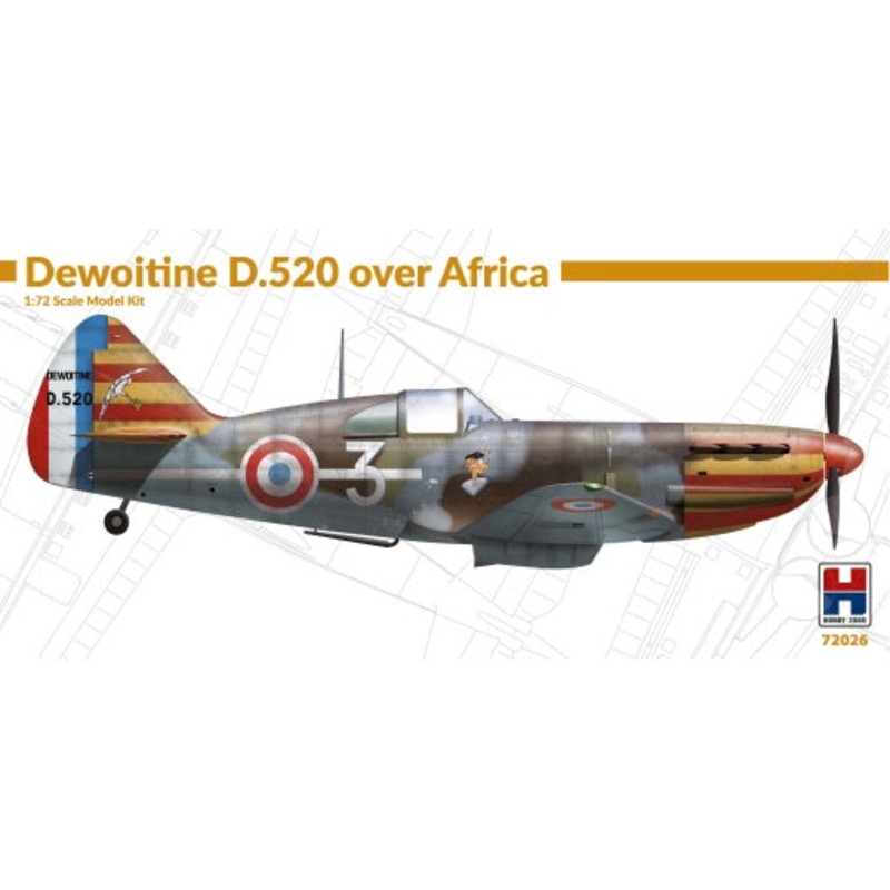 Hobby 2000 - 1/72 Dewoitine D.520 "Over Africa"