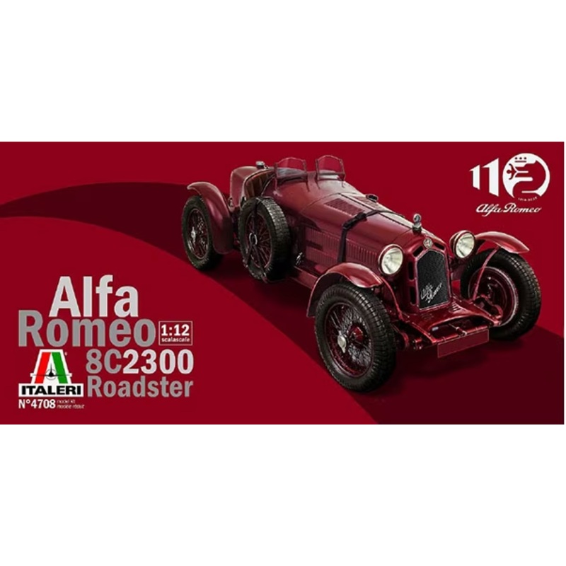 Italeri - 1/12 Alfa Romeo 8C/2300 (1931-33) 110th Anniversary