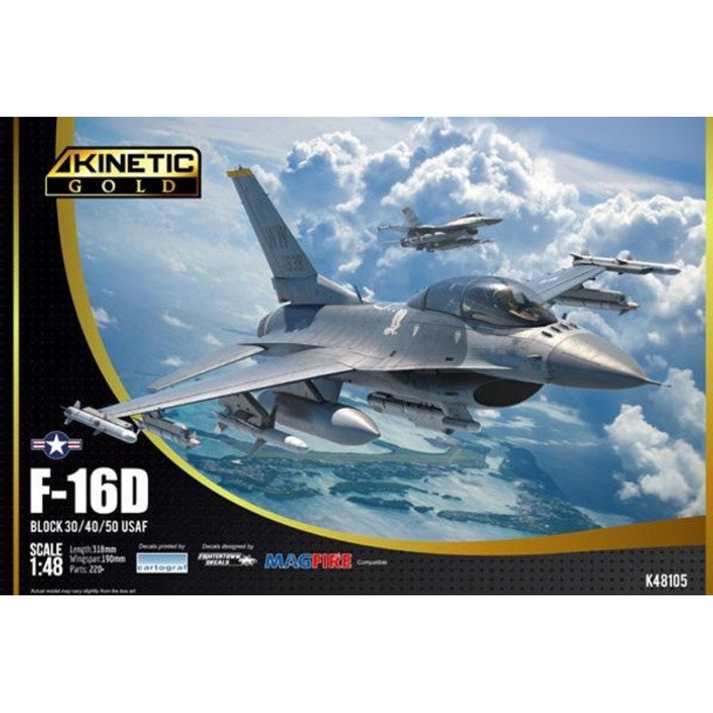 Kinetic - 1/48 F-16D Block 30/40/50 USAF