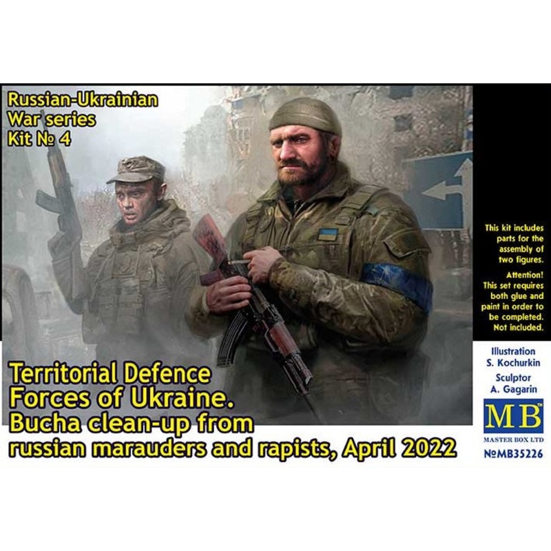Master Box - 1/35 Bucha Clean-Up From Russian Marauders & Rapists - April 2022 - Kit  4
