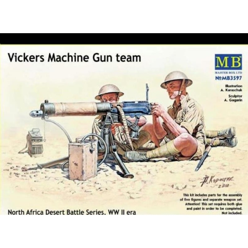 Master Box - 1/35 Vickers Machine Gun Crew