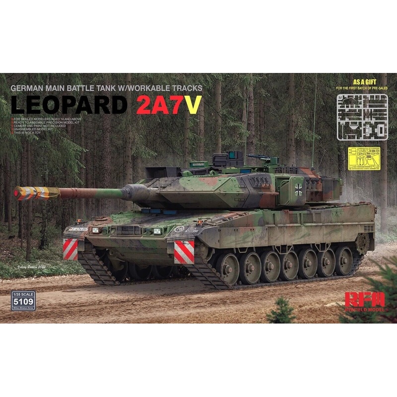 RFM - 1/35 German LEOPARD 2A7 Main Battle Tank w/ Workable Tracks