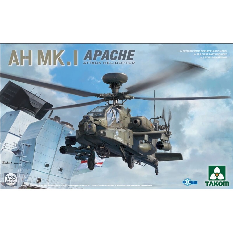 Takom - 1/35 AH MK.I Apache Attack Helicopter
