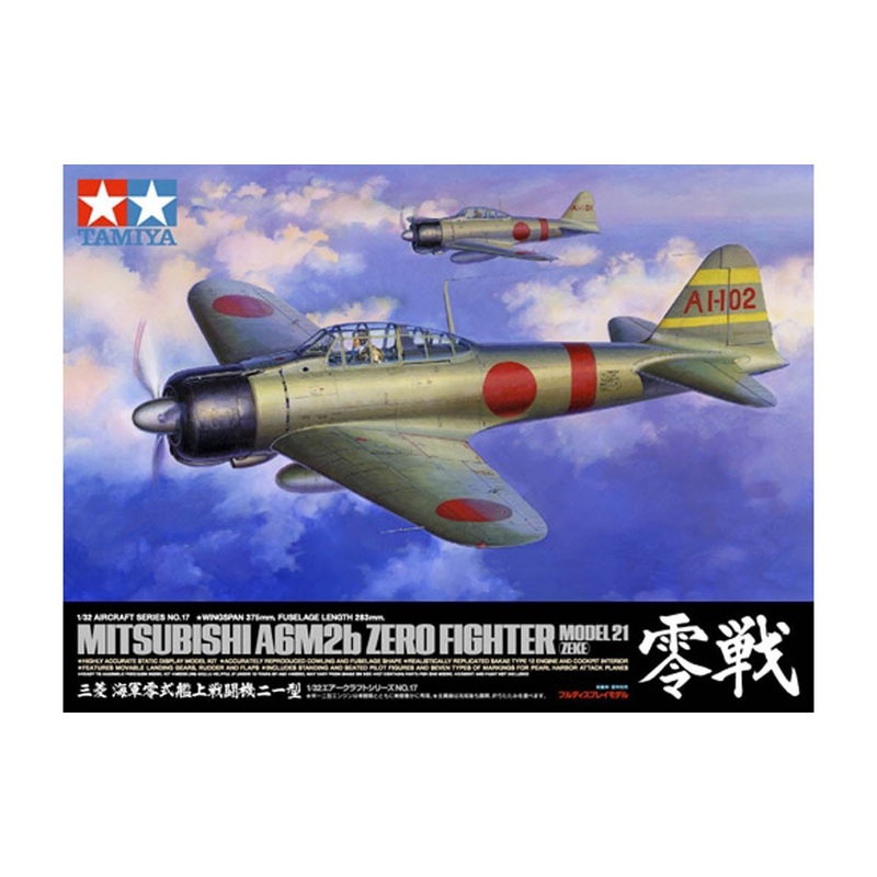 Tamiya - 1/32 A6M2b Zero Model 21 (Zeke)