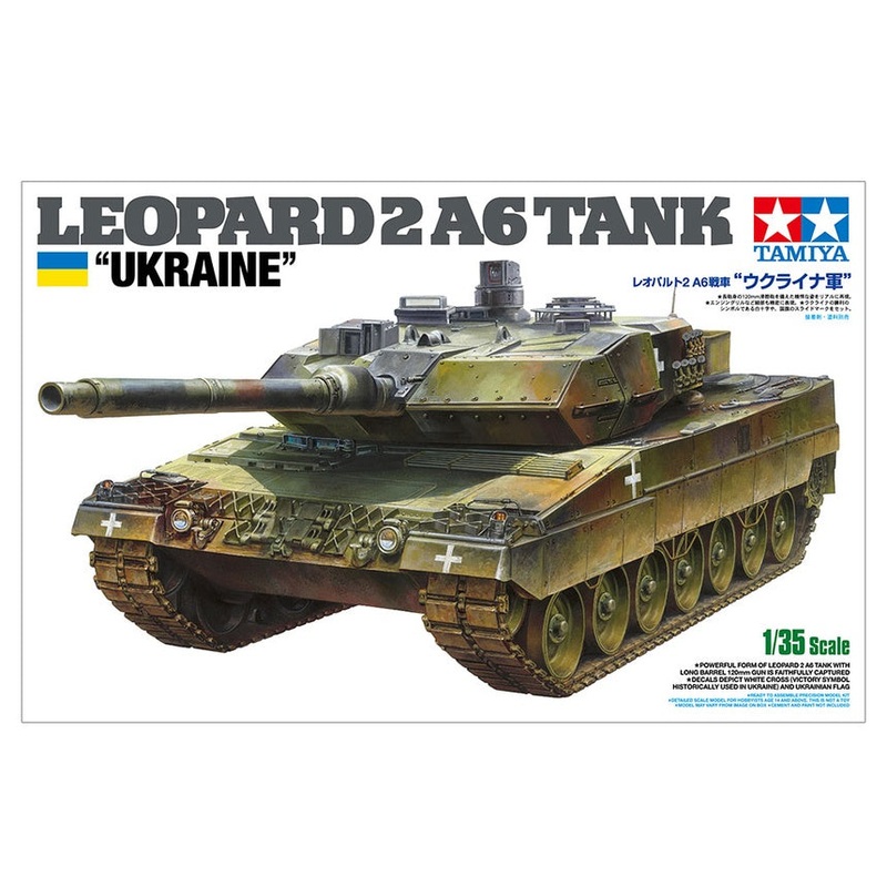 Tamiya - 1/35 Leopard 2 A6 Tank "Ukraine"