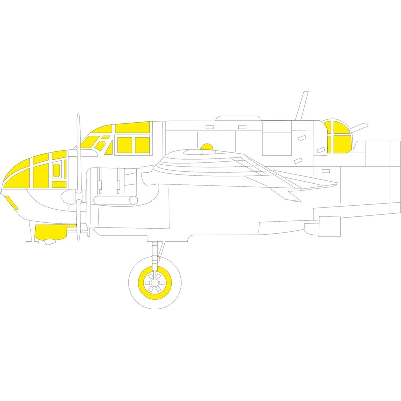 Eduard - 1/48 Beaufort Mk.I Masking sheet (for ICM) EX908