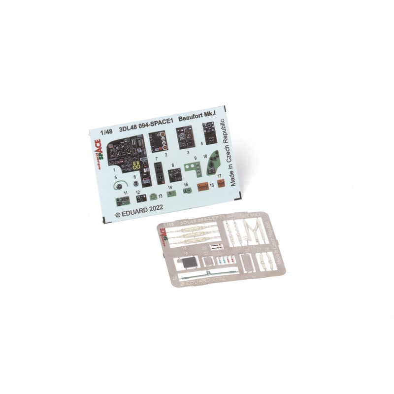 Eduard - 1/48 Beaufort Mk.I SPACE set (for ICM) 3DL48094