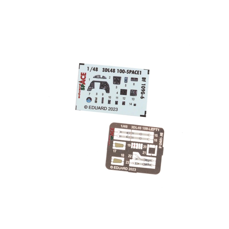 Eduard - 1/48 Bf 109G-6 SPACE set (for Tamiya) 3DL48100